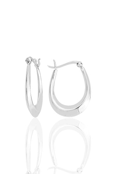 Gümüş rodyumlu balta kilit şarnal küpe SGTL12546RODAJ