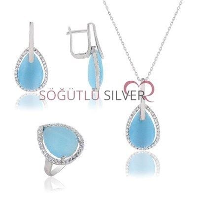 kedi gözlü üçlü set SGTL3590
