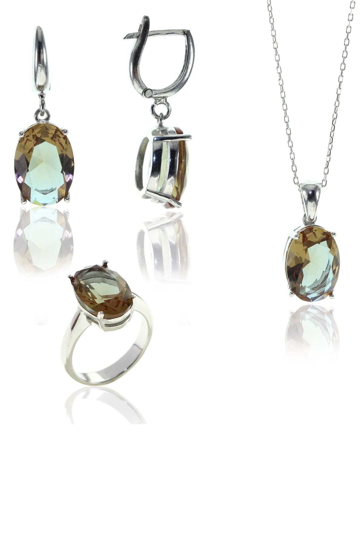 zultanit (renk değiştiren taşlar) takı seti SGTL8052