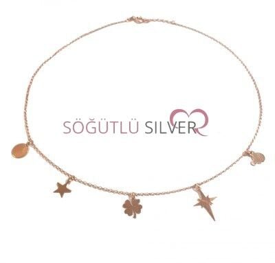 rose  şans kolyesi SGTL2414