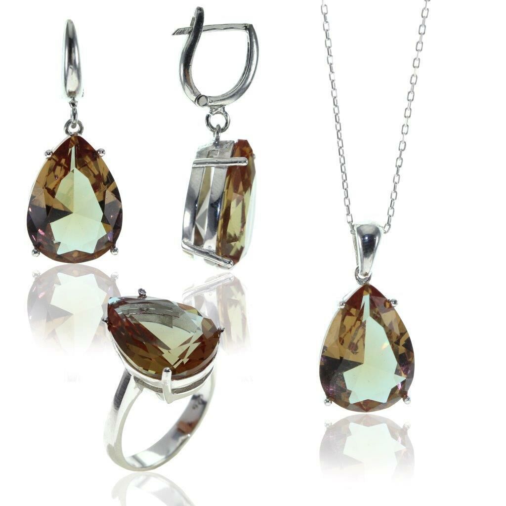 zultanit (renk değiştiren taşlar) üçlü set SGTL8054