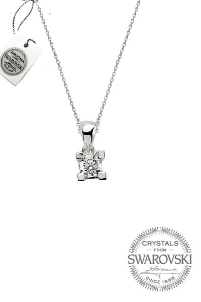 Swarovski Tek Taş Kolye SGTL20501