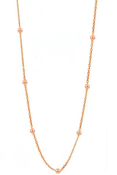 Gümüş rose 60 cm top top zincir SGTL11133ROSE