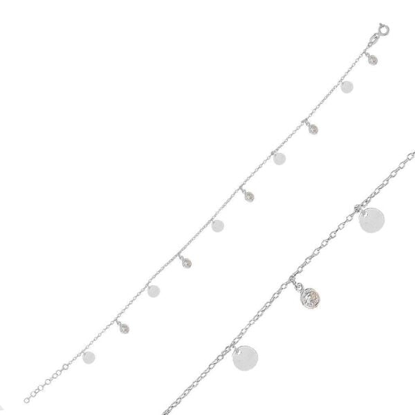 pullu ve zirkon taşlı halhal SGTL5428