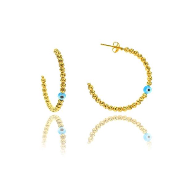 Büyük boy halka dorica küpe SGTL7894