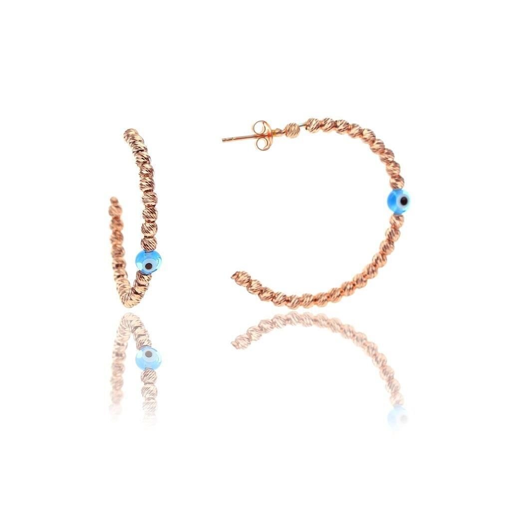 Büyük boy halka dorica küpe SGTL7895