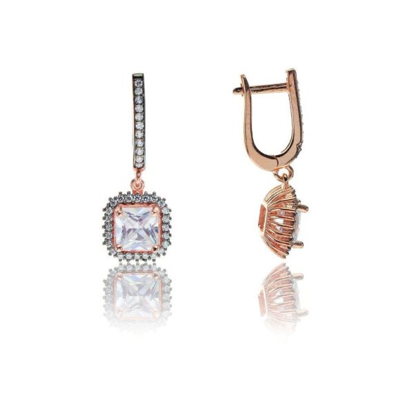 Pırlanta modeli kare üçlü set SGTL7897