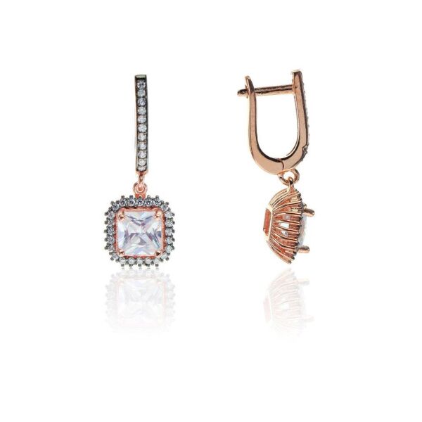 Pırlanta modeli kare üçlü set SGTL7897