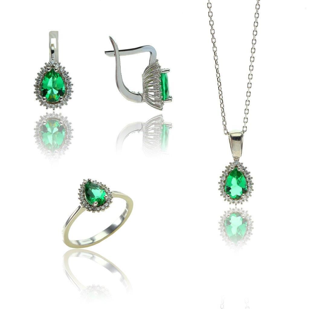 Pırlanta modeli damla üçlü set SGTL7900