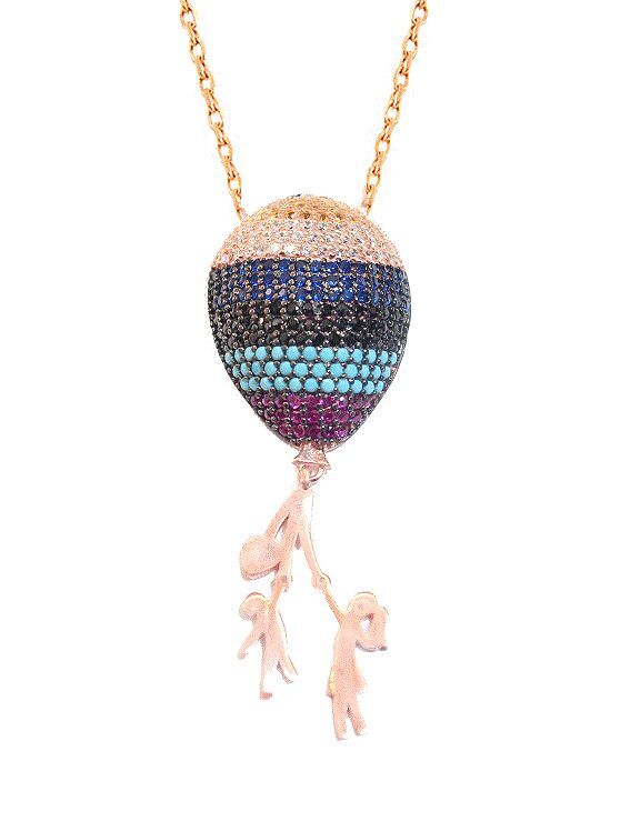 büyük mutluluk balonu kolye SGTL2941