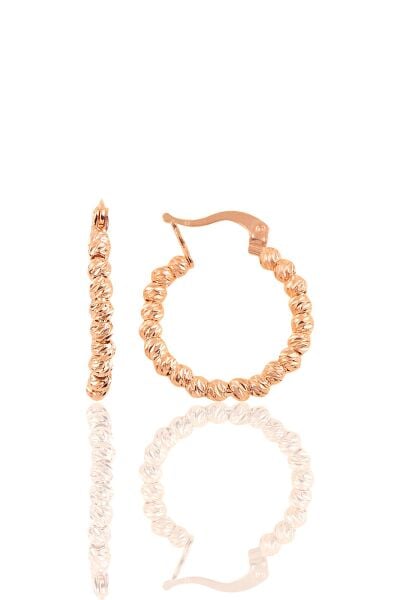 Gümüş  dorica halka küpe