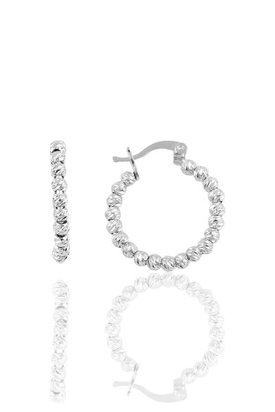 Gümüş  dorica halka küpe Gümüş