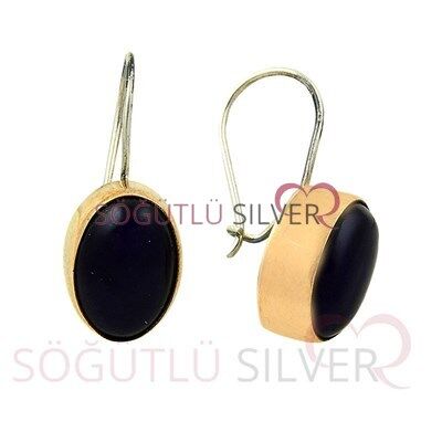 koyu mor taşlı otontik üçlü set set8412