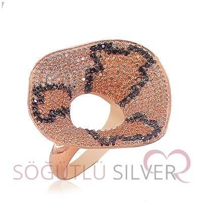 rose leopar yüzük SGTL2980