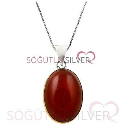 akik taşlı otantik üçlü set set8409