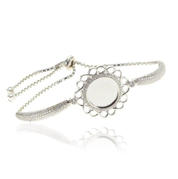 Zirkon Taşlı İsim Yazılabilir Bileklik SGTL6657