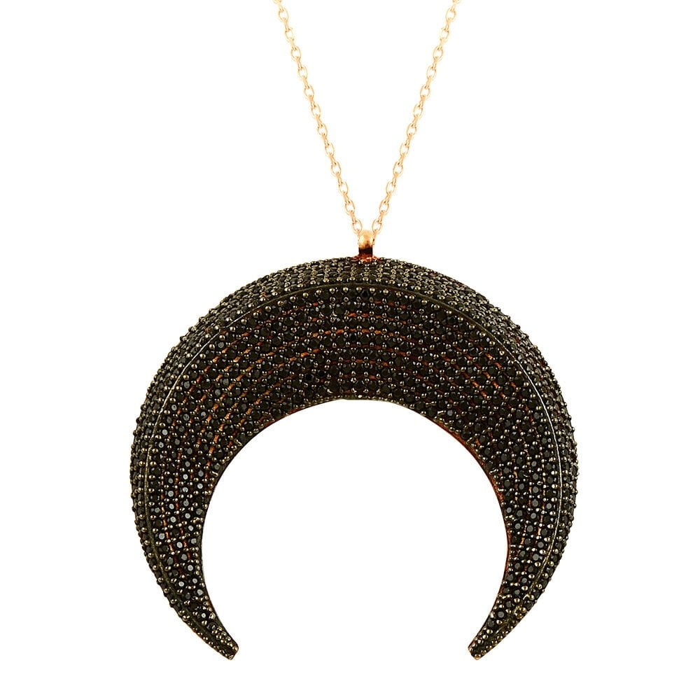 Uzun zincirli Hilal kolye SGTL8091