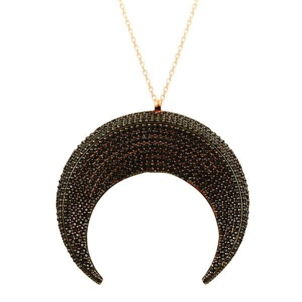 Uzun zincirli Hilal kolye SGTL8091