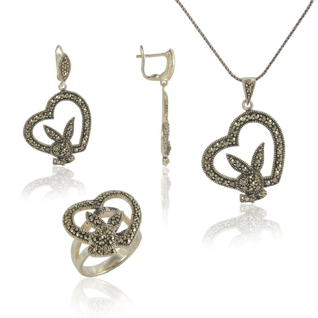 markazit taşlı üçlü set SGTL4615