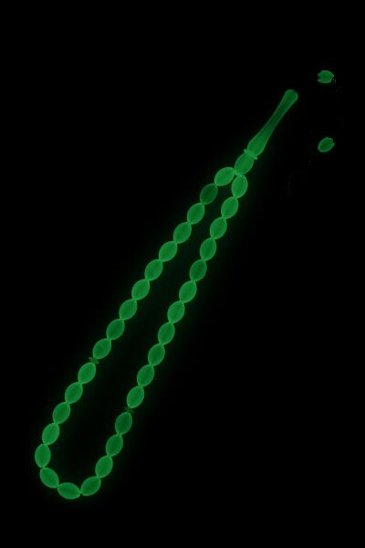 Kokulu Arpa Kesim Fosforlu Toz Kehribar Tesbih SGTL10723