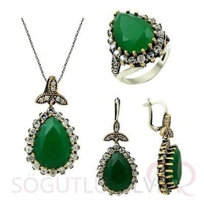 hürrem otantik üçlü set set8393