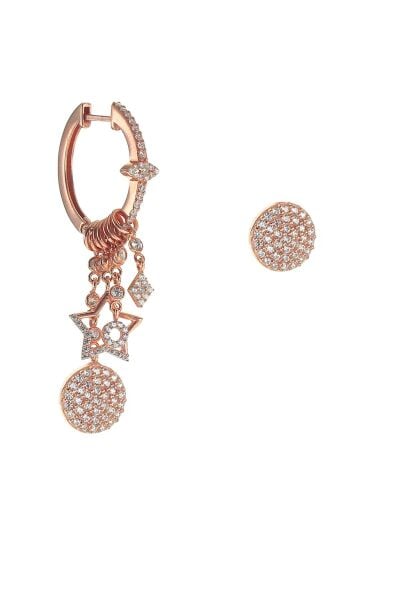 Gümüş yuvarlak modeli şans küpe SGTL8716