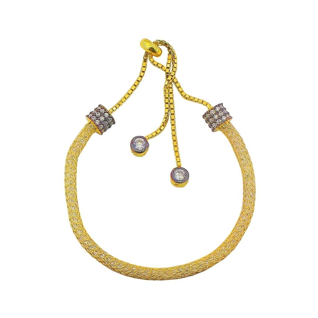 file ve zirkon taşlı asansörlü bileklik SGTL2922