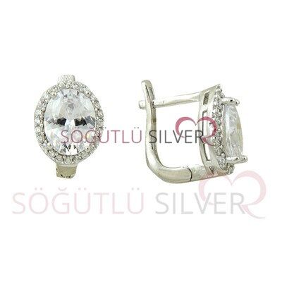 rodyumlu zirkon taşlı üçlü set set8386