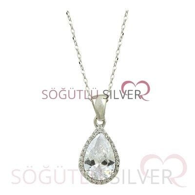 rodyumlu zirkon taşlı üçlü set set8386