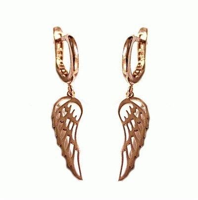 melek kanadı küpe kupe8354