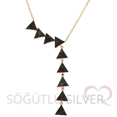 Onix taşlı tasarım kolye kolye5130