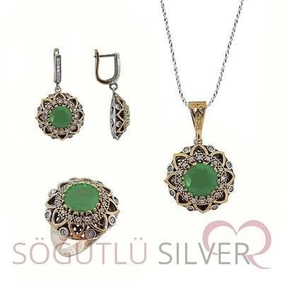 nigar kalfa otantik üçlü set SGTL3030