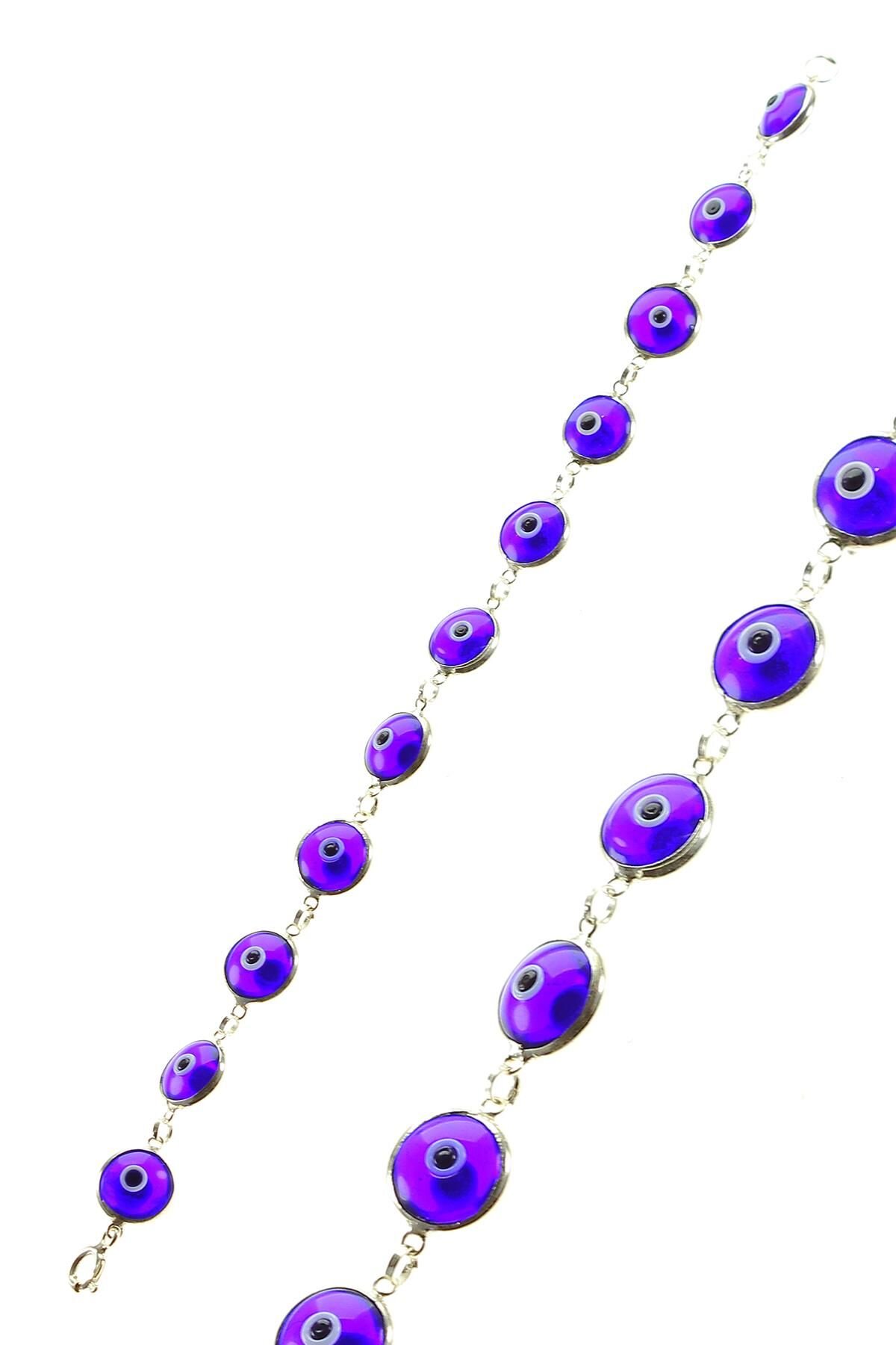 Gümüş nazar boncuklu bileklik SGTL9276