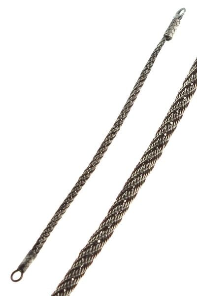 Gümüş kazaziye örgü erkek bileklik SGTL9285