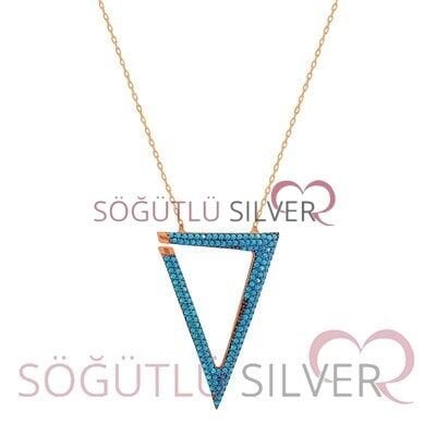 turkuaz (firuze)taşlı ikili set SGTL2423