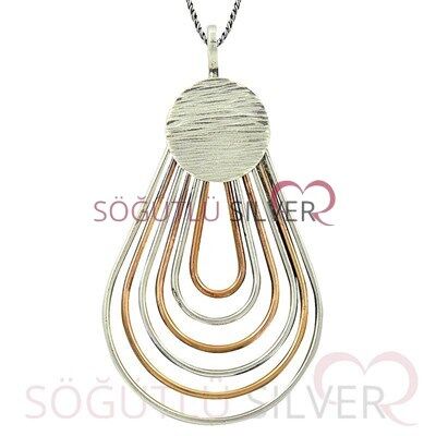 otantik modern oval halkalı üçü set set8372