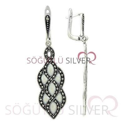 Markazit taşlı ve mineli üçlü set set8371