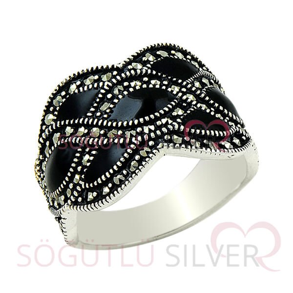 Markazit taşlı ve mineli üçlü set set8369