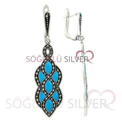 Markazit taşlı ve mineli üçlü set set8368