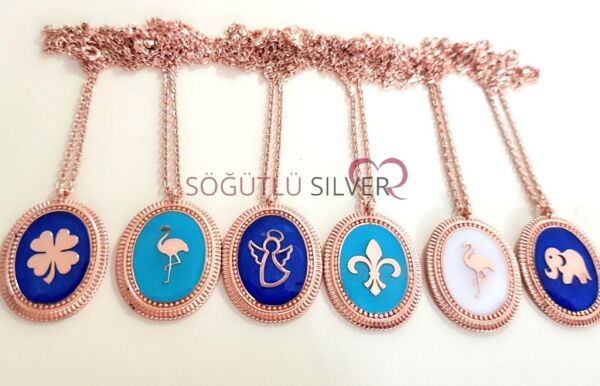 Melek Mineli Kolye SGTL7258