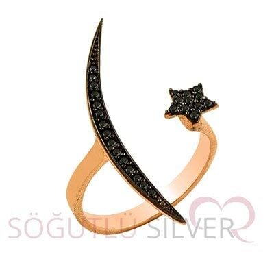 ayyıldız yüzük yuzuk8144
