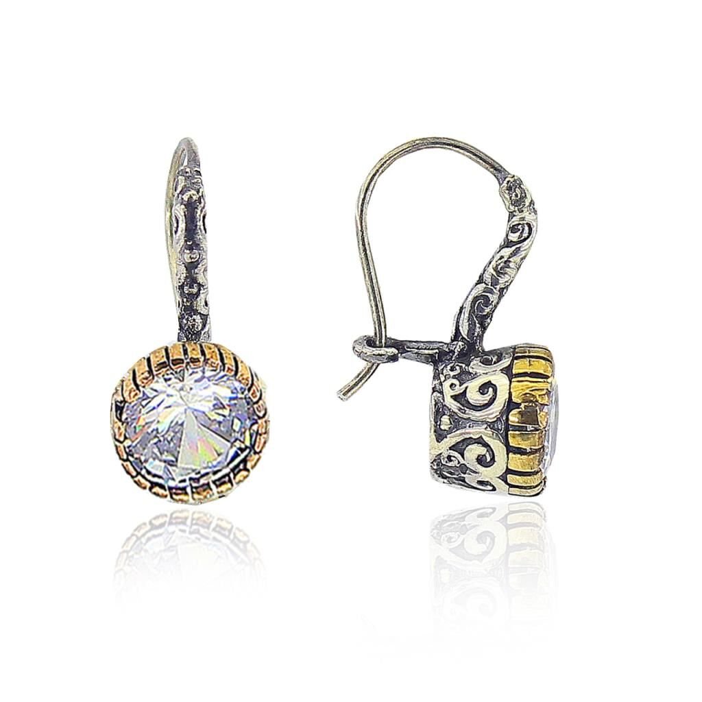 zirkon taşlı otantik küpe SGTL3259