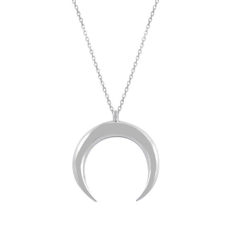 Gümüş Hilal kolye SGTL7290