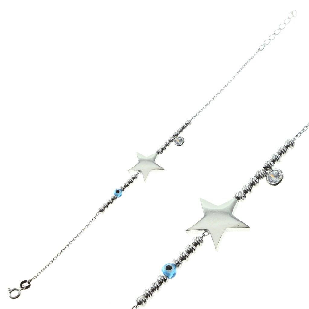 Dorica rodyumlu toplu yıldız bileklik SGTL8134