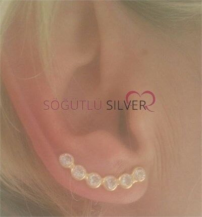 925 ayar gümüş rose özel tasarım kupe SGTL1743