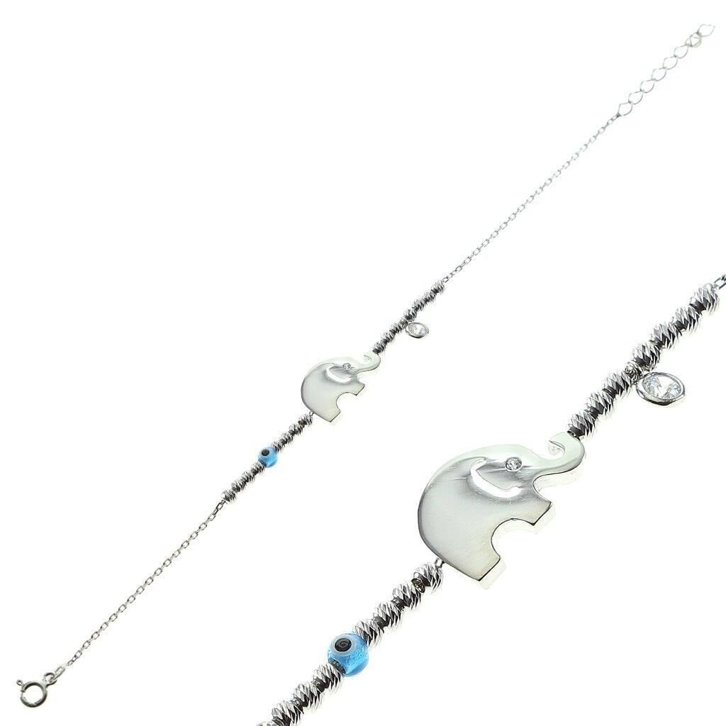 Dorica rodyumlu toplu fil bileklik SGTL8136