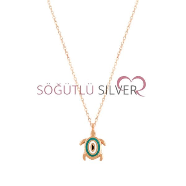 Mineli kaplumbağa mini kolye SGTL7299
