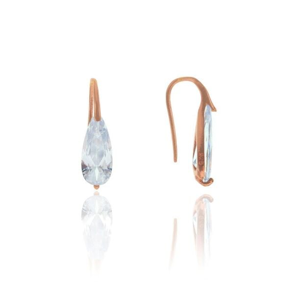Zirkon taşlı damla küpe SGTL8150