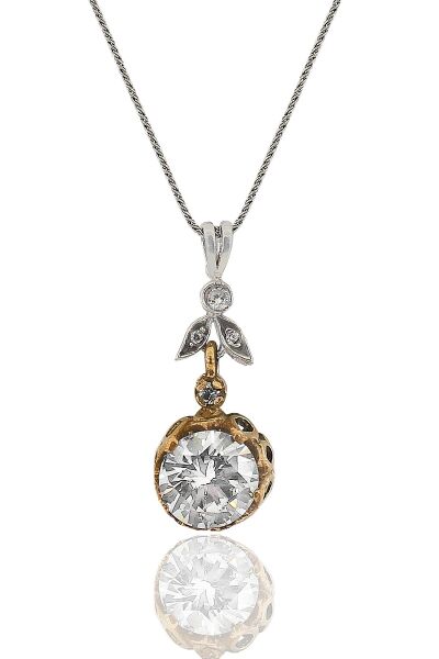 Gümüş zirkon tek taşlı otantik ikili set SGTL11593BEYAZ