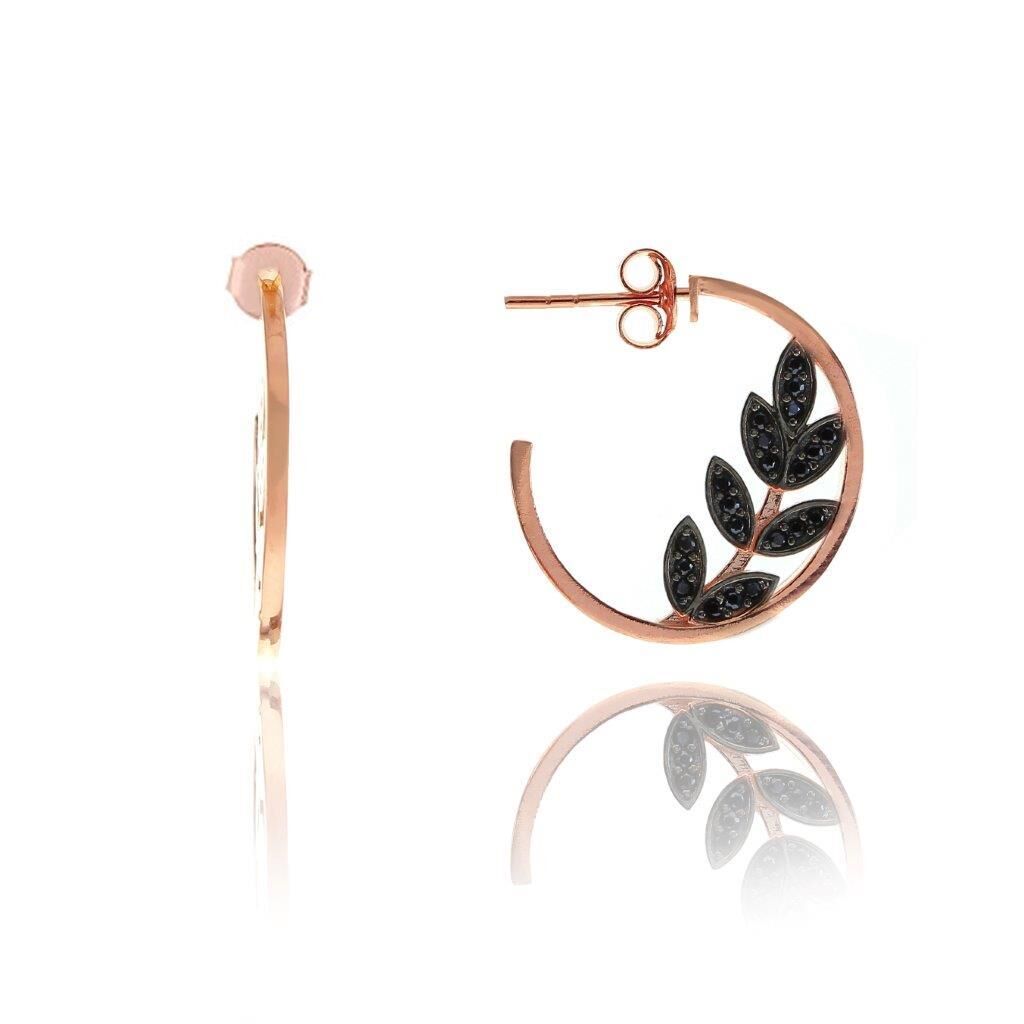 Yaprak modeli halka küpe SGTL8158